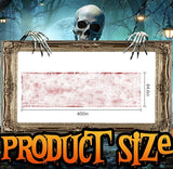 400" x 85" Halloween Creepy Cloth - Large Size Spooky Fabric - Scary