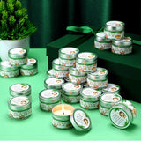 MTLEE 24 Pcs Jungle Animal Baby Shower Party Favors Candles Lavender