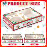 20 Pcs Christmas Movie Night Supplies Movie Night Paper Snack Trays #2
