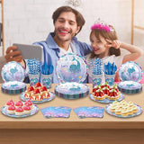 308Pcs Mermaid Birthday Party Decorations Set Serves 24 Includes