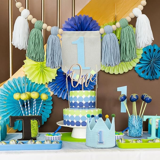 Baby 1st Birthday Party Decorations For Handmade Tassel Garland