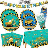 Construction Birthday Party Supplies Kit Disposable Paper Plates