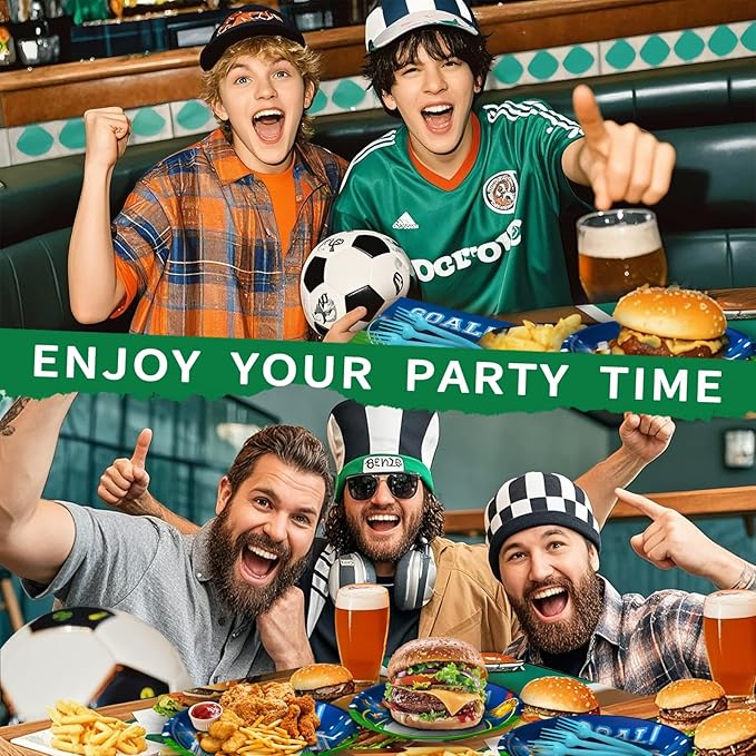 Soccer Plates and Napkins Soccer Party Supplies Soccer Birthday