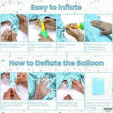 KatchOn, Big Light Blue 5 Balloon Number - 40 Inch | Light Blue