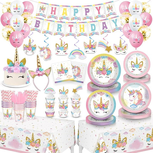 Unicorn Birthday Decorations Unicorn Party Decorations Rainbow