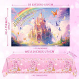 Party Spot! 208 PCS Princess Birthday Party Decorations For Girl 12