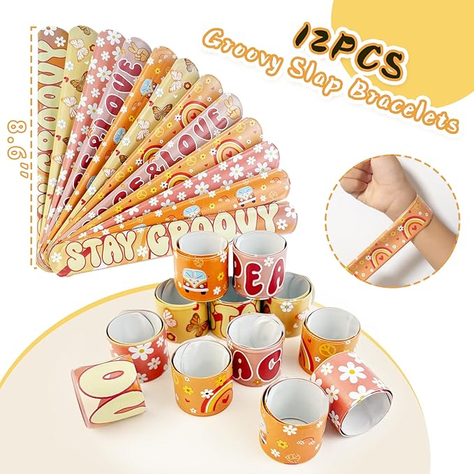 Groovy Party Favors Hippie Retro Boho Themed Birthday Party
