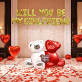 Will You Be My Girlfriend Balloons, I Love You Valentines Day