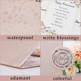 Retirement Rose Gold Guest Book Alternative Decorations for Women
