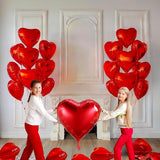 Valentines Day Balloons with Heart Shape love Foil Balloons for