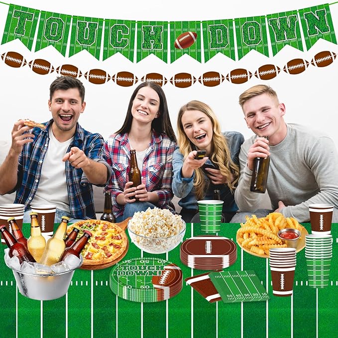 Football Party Decorations Football Party Supplies Dinner Plates