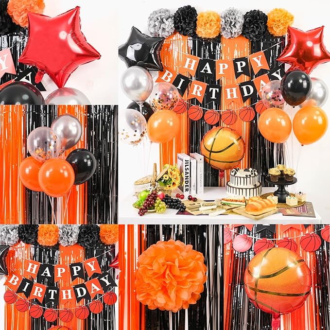 Basketball Party Supplies Basketball Theme Birthday Decorations