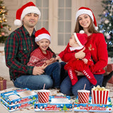 32Pcs Christmas Party Supplies Movie Night Paper Snacks Boxes Xmas