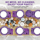 100 Pcs Halloween Birthday Party Supplies Paper Plates and Napkins