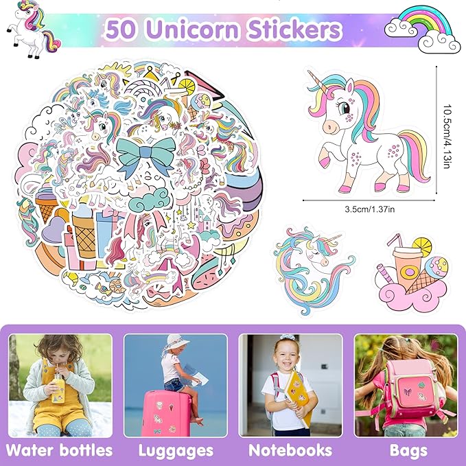 Unicorn Party Favors 134 Pcs Unicorn Birthday Party Decorations