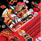36 Pcs Casino Night Party Favors Casino Theme Felt Headband