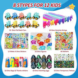 Dinosaur Party Favors For 10 Kids 140pcs Dinosaur Birthday Party