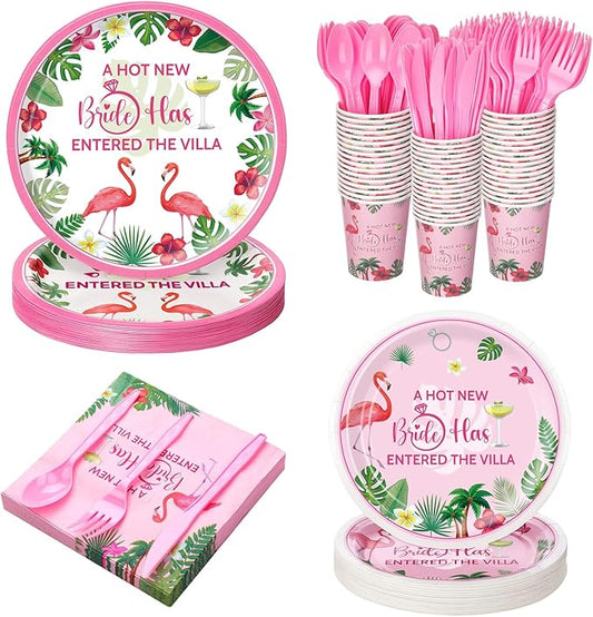 252 Pcs Bachelorette Party Tableware Set Included Plates Napkins