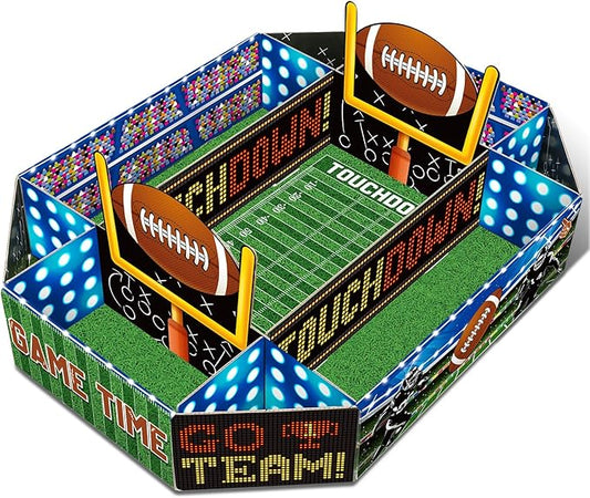 1 Pcs Football Party Supplies Kit Large Food Serving Tray Football