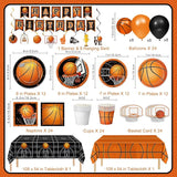 155 PCS Basketball Party Decorations Basketball Party Supplies