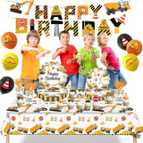Construction Birthday Party Supplies for 24 Guests Decorations