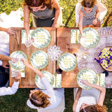 96Pcs Eucalyptus Leaves Bridal Shower Party Supplies Cheer to Love