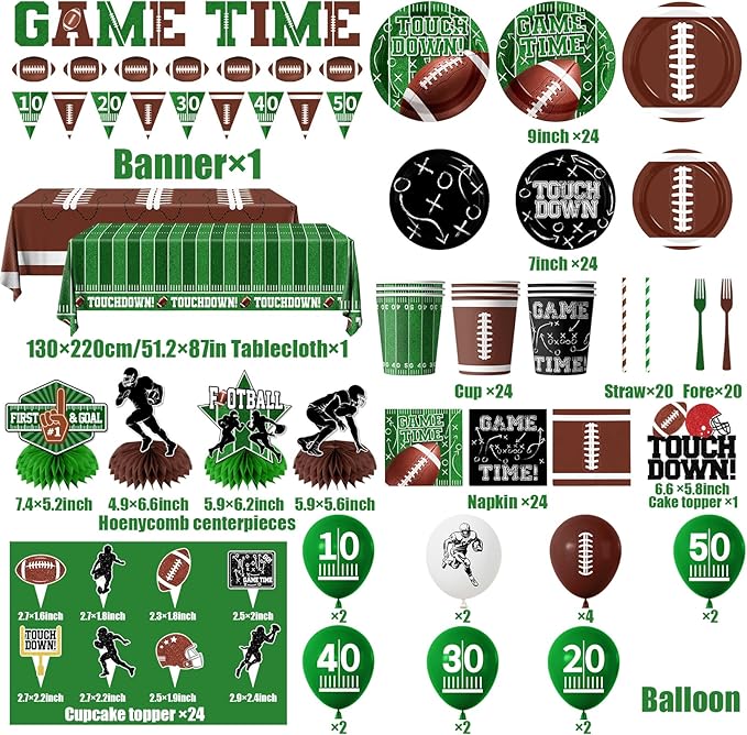 Football Birthday Party Decorations Football Party