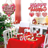 Pink Red Valentines Day Front Porch Door Hanger Decor 6pcs Love #2