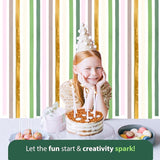 Captain Decor 6 Sage Green Streamers, 492 FT Sage Green Birthday