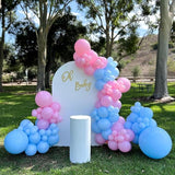 Pink and Blue Latex Balloons, 67 12 Inch Pink Blue Gender Reveal