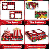50Pcs Christmas Party Supplies Movie Night Paper Snacks Boxes Xmas