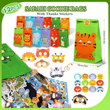 158 pcs Safari Party Favors for 12 kids Jungle Safari Birthday Party