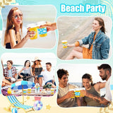 100Pcs Beach Pool Party Decoration Cups, 12 Oz Summer Disposable Cups
