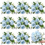 8 Bundles Artificial Peonies Flowers Boho Faux Flowers Arrangements #1