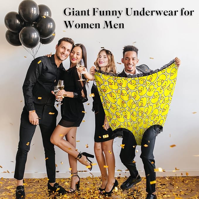 FreeNFond Granny Panties Funny Gag Gifts for Adult Women Men Wedding #