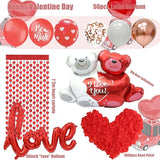 Valentine Day Balloon Decorations Kit Balloons Arch Garland With Red