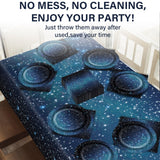 Galaxy Party Supplies Serves 24 Starry Night Party Paper Plates