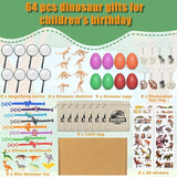 Dinosaur Party Favors for Kids Dino Birthday Toys with Hatchable
