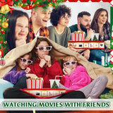 20 Pcs Christmas Movie Night Supplies Movie Night Paper Snack