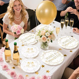 96Pcs Pearls and Prosecco Bridal Shower Decorations Engagement Party
