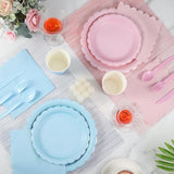 350 Pcs Baby Gender Reveal Plates and Napkins 50 Guest Boy or Girl