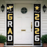 Graduation Decorations 2026 Black and Gold Party Supplies