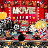 Movie Night Party Decorations 84 Pcs Movie Night Party Supplies
