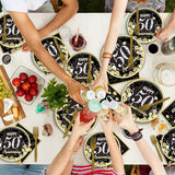 50 Guests 50th Anniversary Plates Napkins Party Supplies Employee