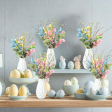 12 Set Easter Egg Tree Decor DIY Easter Table Decoration 12'' Pastel
