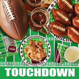 Football Party Supplies Kit Serve 25 Includes Dinner & Dessert