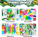 158Pcs Soccer Party Favors 12 Guests Set Soccer Goodie Bag Stuffers