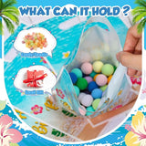 Eccliy 30 Pcs Cartoon Blue Birthday Party Gift Bags Candy Goody Bags