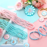 92 Pieces Gender Reveal Party Favors 30 Button Pins 30 Silicone