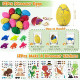 12 Sets Dinosaur Party Favors for Kids Birthday Magnifying Glasses